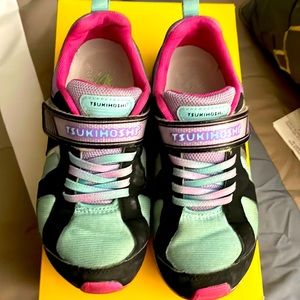 Tsukihoshi Sneakers Size 13.5 Black and Mint